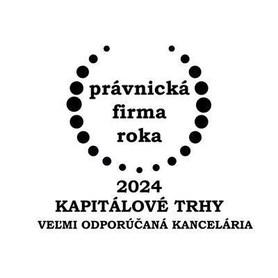 Právnická firma roka 2024 - Kapitálové trhy